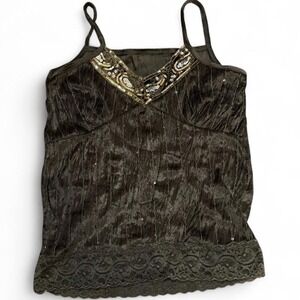 Y2K Fairycore Sequin Tank 2000s Beaded Embellished Whimsigoth #Ethereal #Whimsy